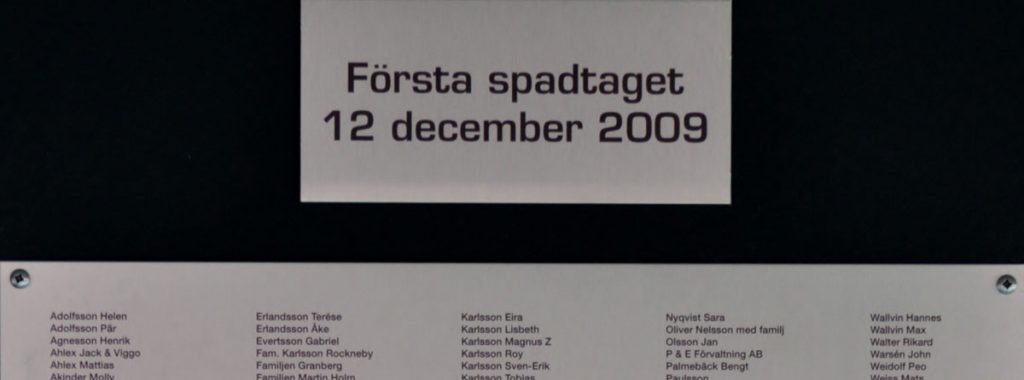 Första spadtaget 2009