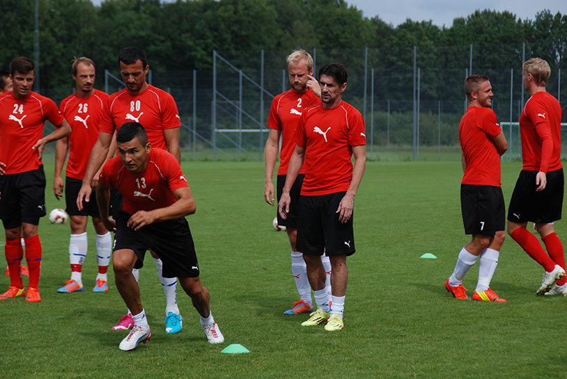 Cesars första träning