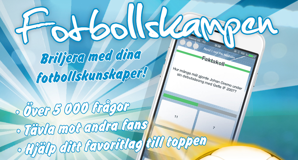 Allsvenskan och Superettan lanserar Fotbollskampen