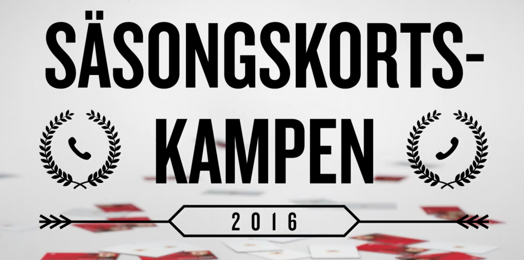 Säsongskortskampen 2016 är tillbaka!