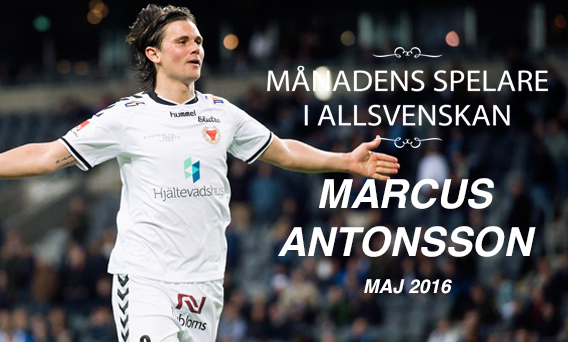 Marcus Antonsson utsedd till månadens spelare!