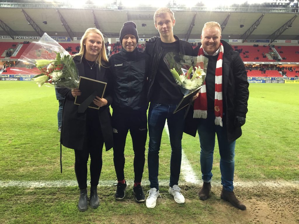 Rydström-stipendiet delades ut på Guldfågeln Arena!
