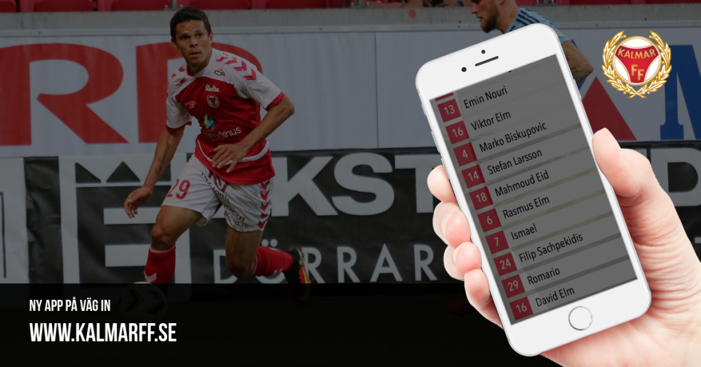 Nuvarande Kalmar FF-appen försvinner