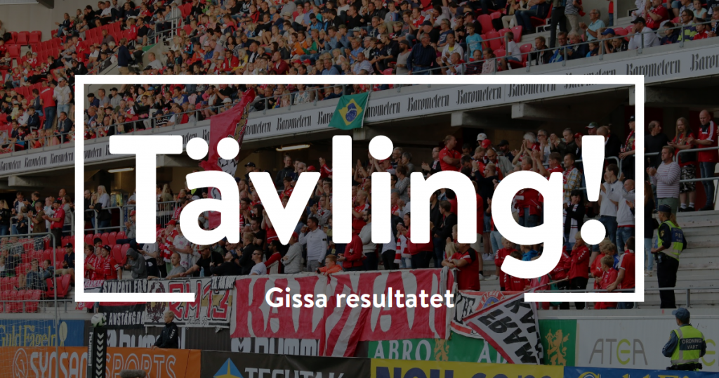 Tävling inför kvällens match