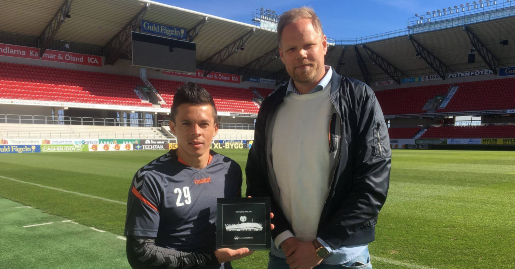 Romario månadens spelare!