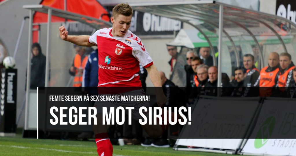 Seger mot IK Sirius!