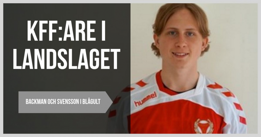 KFF-spelare i blågult