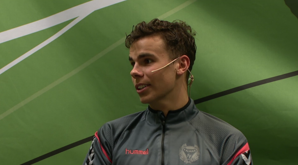 WEBB TV: Studio Kalmar FF träffar Herman Hallberg