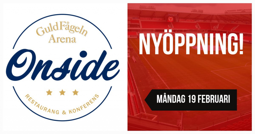 Nyöppning av restaurangen på måndag!