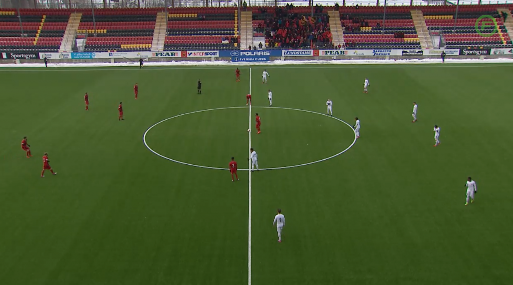 Höjdpunkter från förlustmatchen