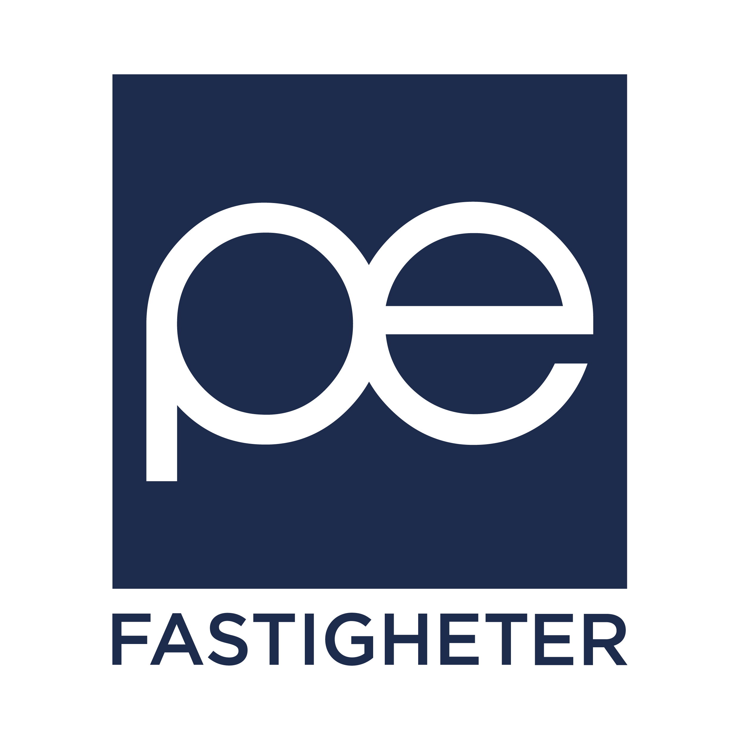 P&E Fastighetspartner logo