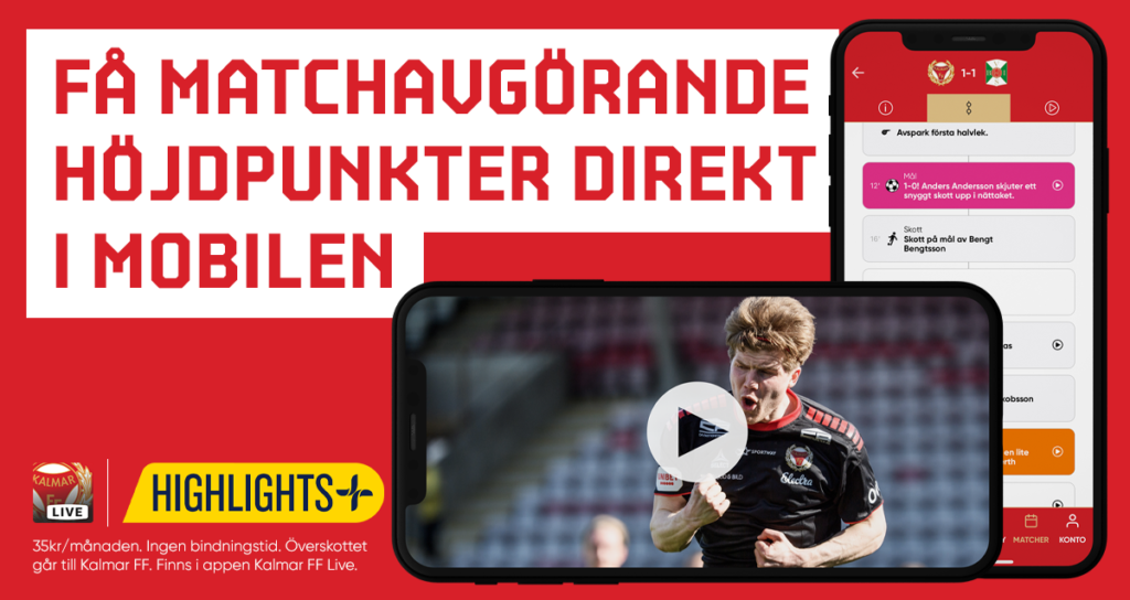 Ny tjänst – alla höjdpunkter direkt i mobilen!