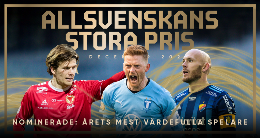 Berg och Rydström finalister i Allsvenskans stora pris