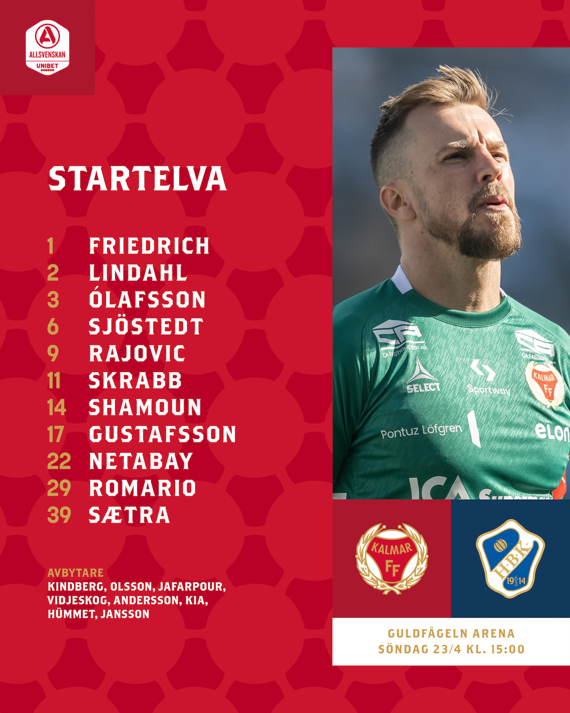 Startelvan Mot Halmstads BK - Kalmar FF