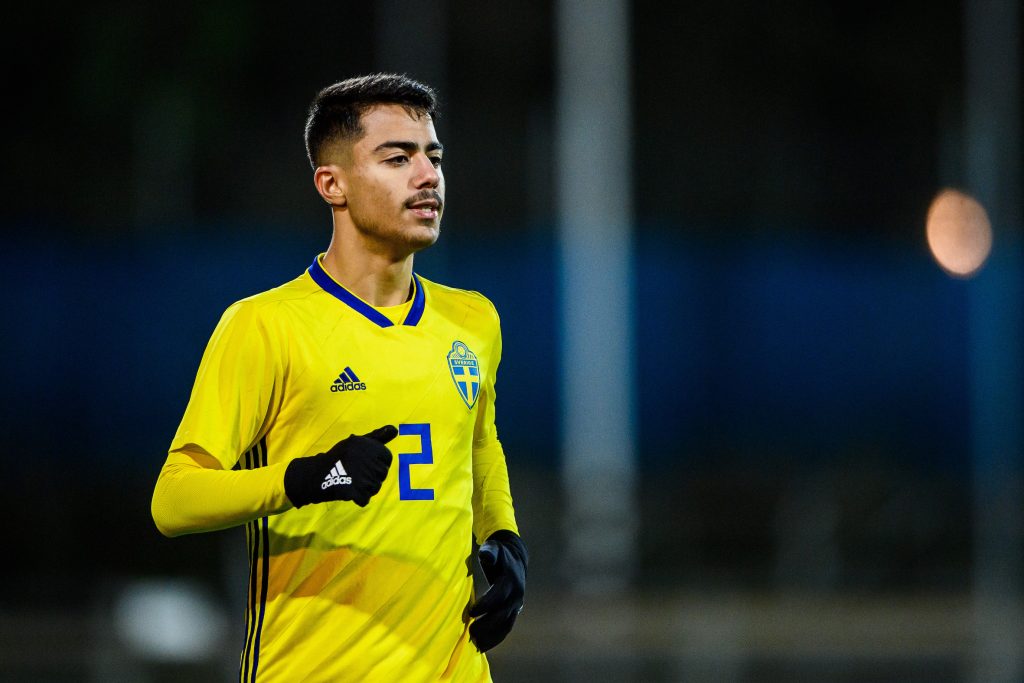 Jafarpour spelade hela matchen när Sverige slog Danmark