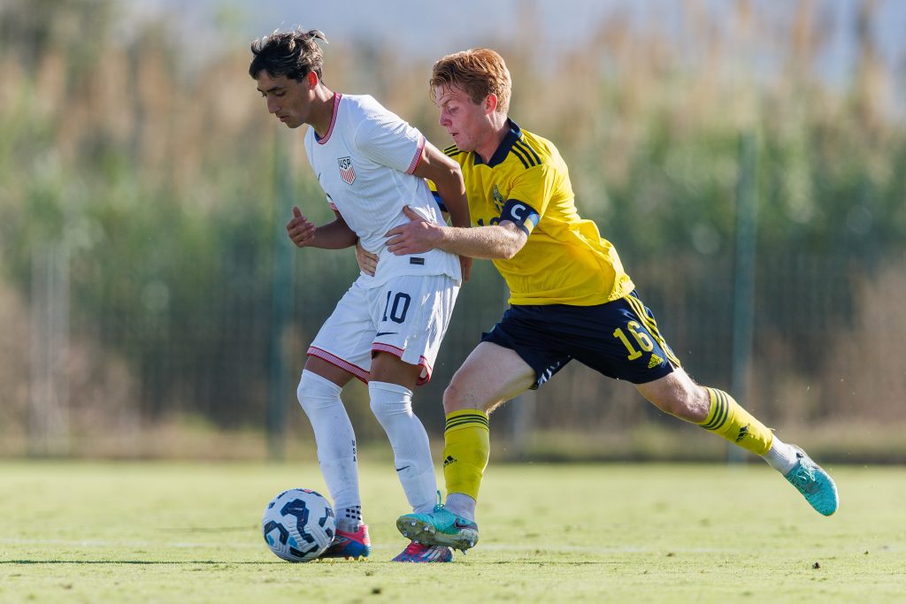 Speltid för William i förlustmatchen mot USA