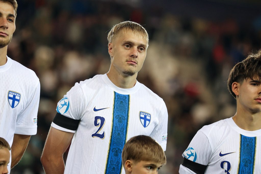 Rony Jansson spelade hela matchen när Finland förlorade mot Ukraina i EM