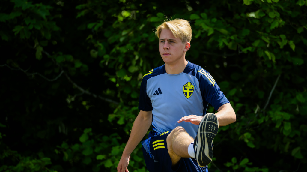 Charlie och Marius laddar för U21-landskamp på Fredriksskans