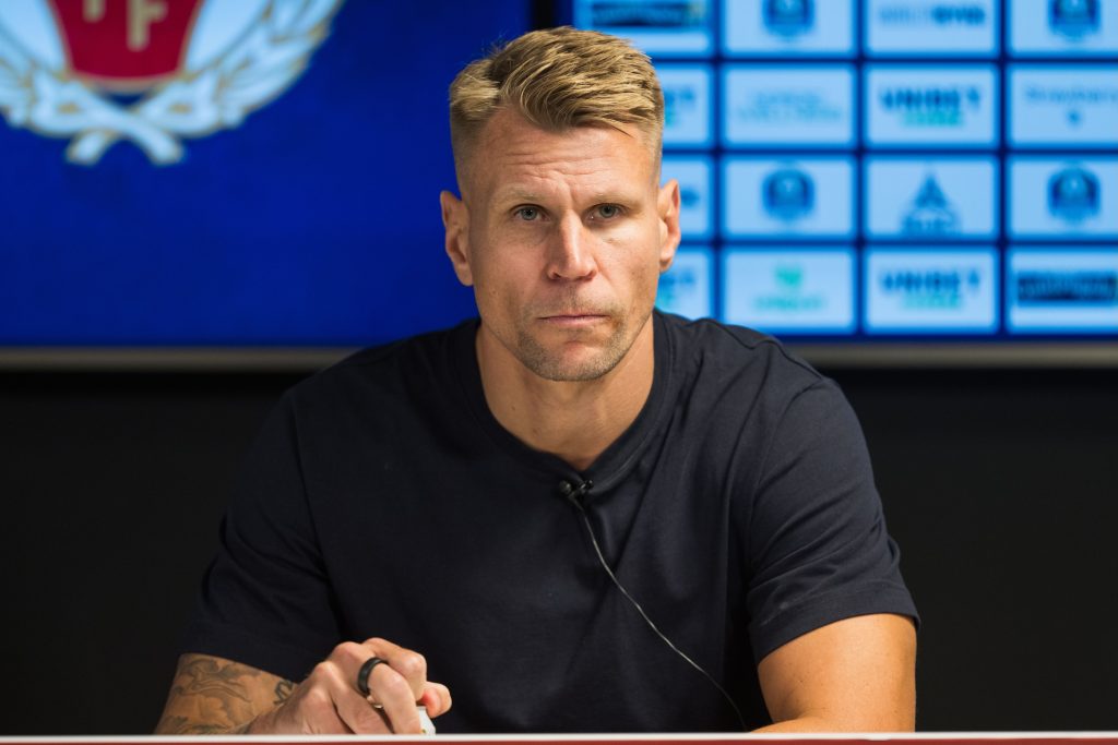 Presskonferensen efter Kalmar FF-BK Häcken