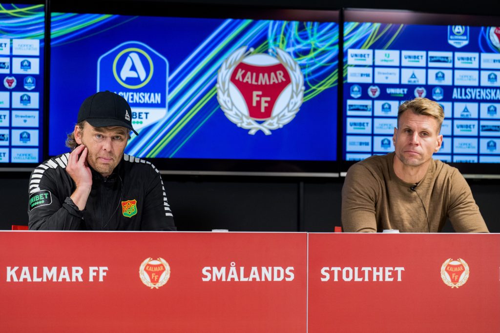 Presskonferensen efter Kalmar FF-GAIS